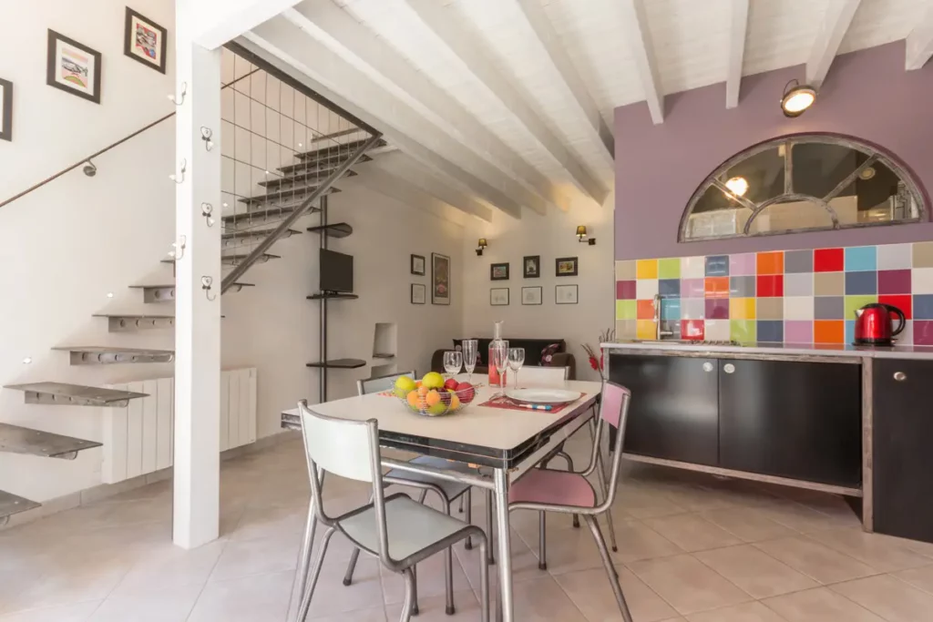 exemple déco cuisine vintage gite touristique