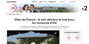 accompagnement gites de france publicité