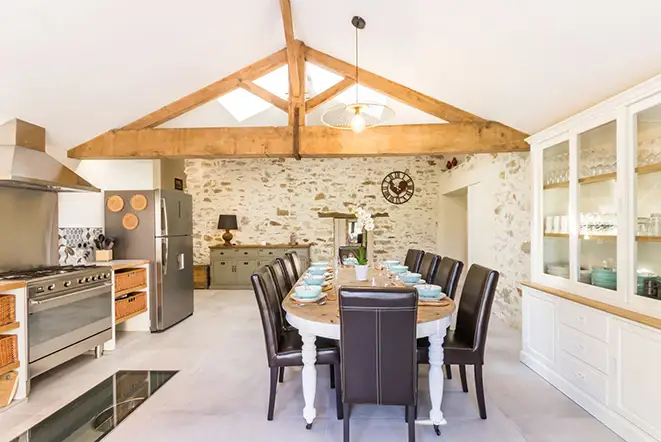 exemple salle à manger gite haut de gamme