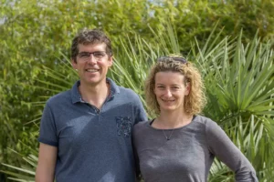 Morgane et Olivier, propriétaires de 3 gîtes
