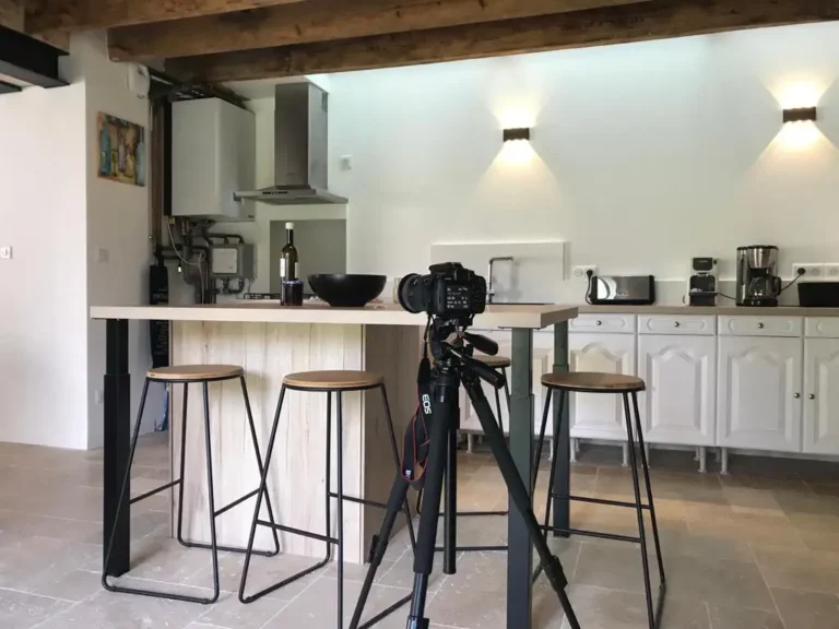 appareil photo dans gite pour labellisation