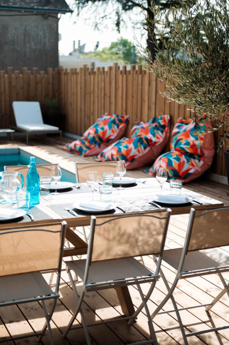 Le Clos Angèle - terrasse